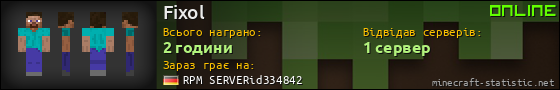 Юзербар 560x90 для Fixol