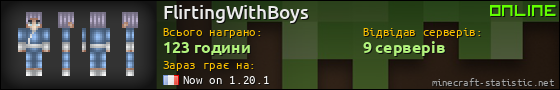 Юзербар 560x90 для FlirtingWithBoys