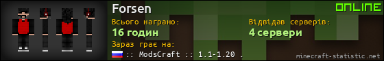 Юзербар 560x90 для Forsen