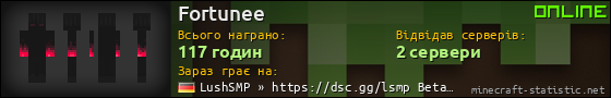 Юзербар 560x90 для Fortunee