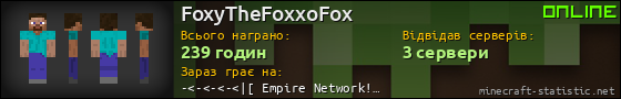 Юзербар 560x90 для FoxyTheFoxxoFox