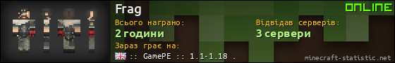 Юзербар 560x90 для Frag