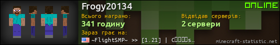 Юзербар 560x90 для Frogy20134