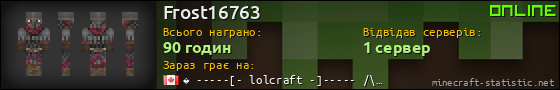 Юзербар 560x90 для Frost16763