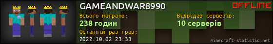 Юзербар 560x90 для GAMEANDWAR8990