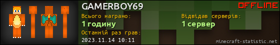 Юзербар 560x90 для GAMERBOY69