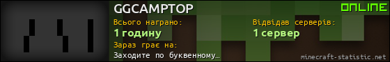Юзербар 560x90 для GGCAMPTOP