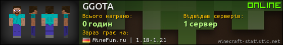 Юзербар 560x90 для GGOTA