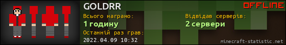 Юзербар 560x90 для GOLDRR