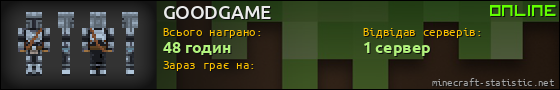 Юзербар 560x90 для GOODGAME