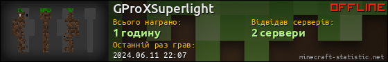 Юзербар 560x90 для GProXSuperlight