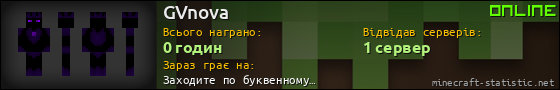 Юзербар 560x90 для GVnova