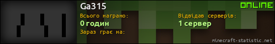 Юзербар 560x90 для Ga315