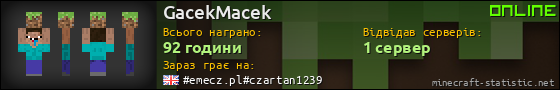 Юзербар 560x90 для GacekMacek
