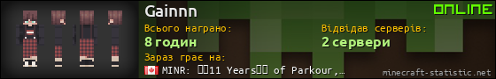 Юзербар 560x90 для Gainnn