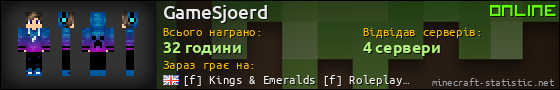 Юзербар 560x90 для GameSjoerd