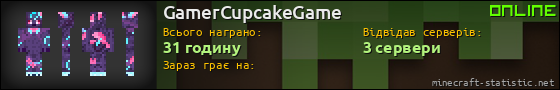 Юзербар 560x90 для GamerCupcakeGame