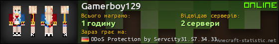 Юзербар 560x90 для Gamerboy129