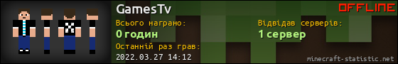 Юзербар 560x90 для GamesTv