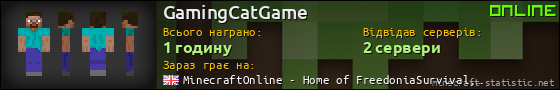 Юзербар 560x90 для GamingCatGame