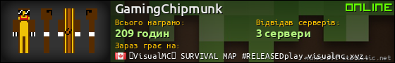 Юзербар 560x90 для GamingChipmunk