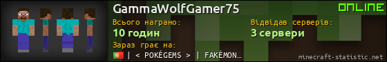 Юзербар 560x90 для GammaWolfGamer75