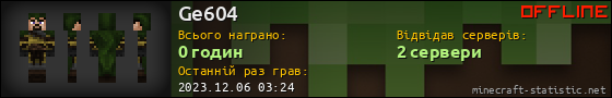 Юзербар 560x90 для Ge604