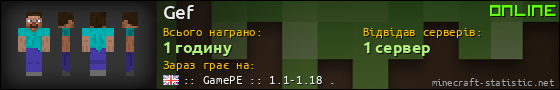 Юзербар 560x90 для Gef