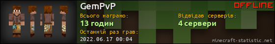 Юзербар 560x90 для GemPvP