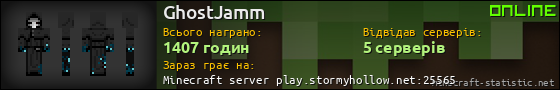 Юзербар 560x90 для GhostJamm