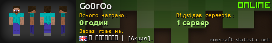 Юзербар 560x90 для Go0rOo