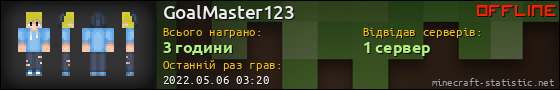 Юзербар 560x90 для GoalMaster123