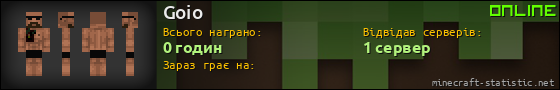 Юзербар 560x90 для Goio