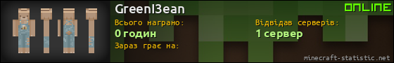 Юзербар 560x90 для GreenI3ean