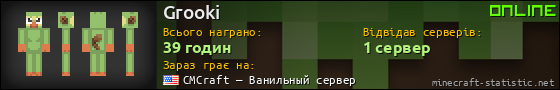Юзербар 560x90 для Grooki