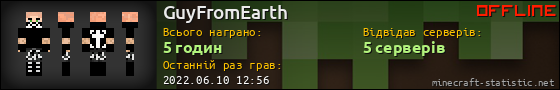 Юзербар 560x90 для GuyFromEarth