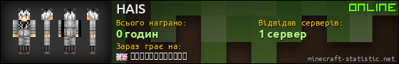 Юзербар 560x90 для HAIS