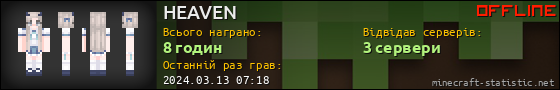 Юзербар 560x90 для HEAVEN