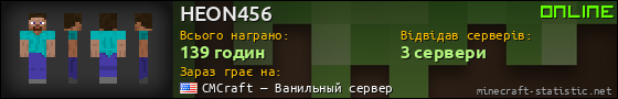 Юзербар 560x90 для HEON456