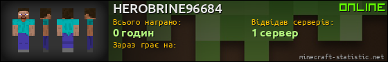 Юзербар 560x90 для HEROBRINE96684