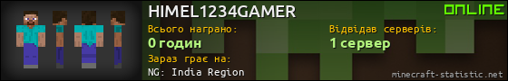 Юзербар 560x90 для HIMEL1234GAMER