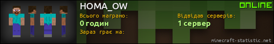 Юзербар 560x90 для HOMA_OW