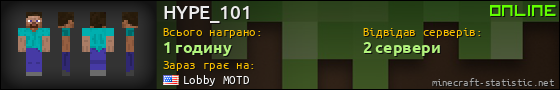 Юзербар 560x90 для HYPE_101
