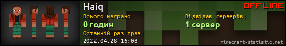 Юзербар 560x90 для Haiq