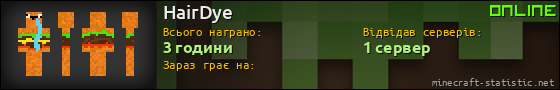 Юзербар 560x90 для HairDye