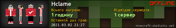 Юзербар 560x90 для Hclame