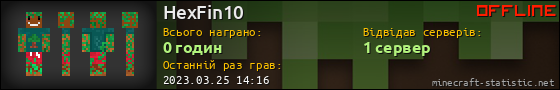 Юзербар 560x90 для HexFin10
