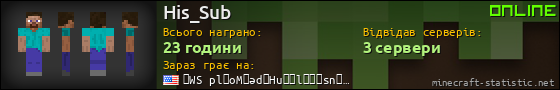 Юзербар 560x90 для His_Sub