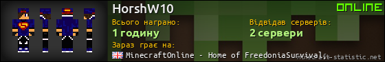Юзербар 560x90 для HorshW10