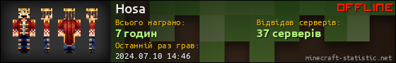 Юзербар 560x90 для Hosa